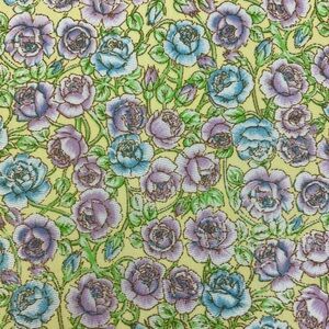 Vintage 60’s flower power fabric 54” x 48” sew craft DIY